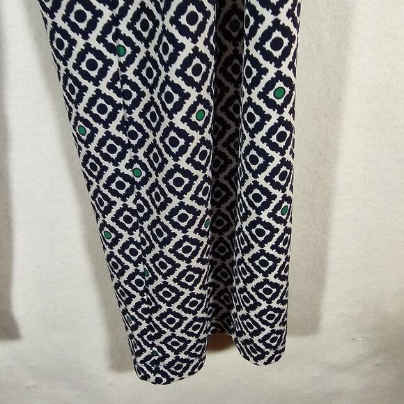Chico's Ankle Pants Size 1 Geometric black And White Gently Used leggings - Picture 5 of 9
